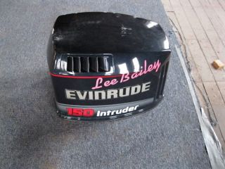 used 1995 evinrude 150 hp intruder motor cover time left