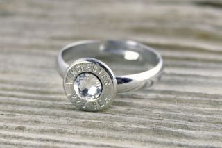 223 caliber nickel bullet adjustable ring more options main stone