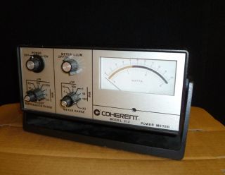 COHERENT MODEL 212 POWER METER Head Sensitivity at 633nM 0.357MA mW