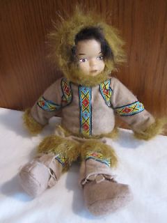vintage eskimo doll s82c bisque or porcelain 