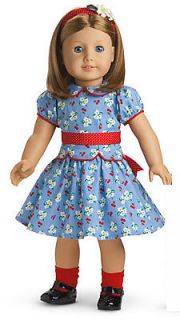 Emily American Girl Meet Emily Cherry Print Dress 4 Doll AMERICAN GIRL 
