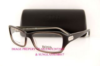 brand new hugo boss eyeglasses frames 0112 u cjk gray