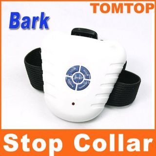 Ultrasonic Dog Bark Stop Barking Control Collar Anti Vibrate Trainner 