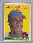 1958 topps 295 minnie minoso cleveland indians expedited shipping 