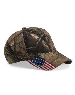 outdoor cap cap with flag cwf305 more options realtree ap