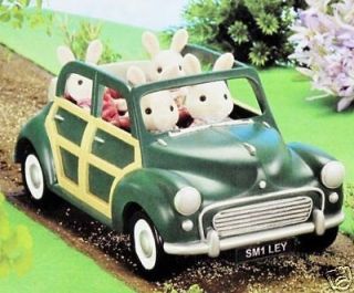 sylvanian families calico critter family car green from taiwan time