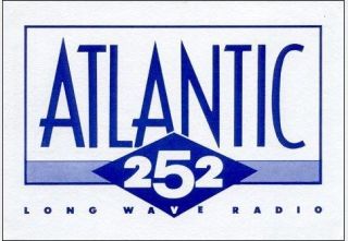ATLANTIC 252 VINTAGE 80S 90S PIRATE RADIO STATION MUSIC TSHIRT cheesy 