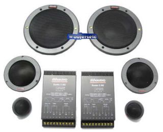 esotec system 342 dynaudio 7 3 way component speakers one day shipping 