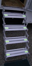 Truck Camper 6 Glow Step Aluminum Ladder RV, Scissors by Torklift