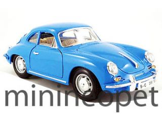 bburago 1961 61 porsche 356b coupe 1 18 diecast blue