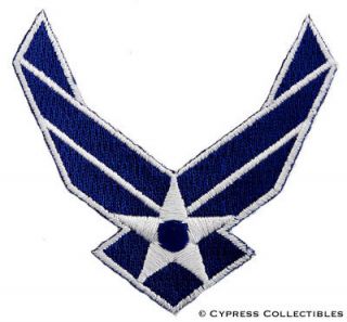 united states air force embroidered iron on patch usaf time