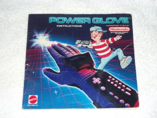 Nintendo Power Glove Instruction Booklet   NES Manual    Complete in 