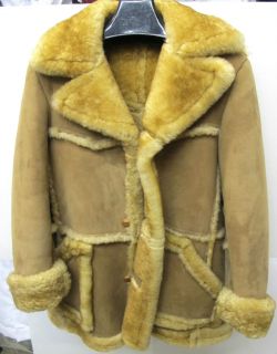 marlboro shearling sheepskin fur coat jacket