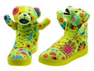 2012 Adidas OBYO JS Jeremy Scott Multi Teddy Bear UK 11 US 11.5 EU 46