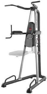 weider 390 pull up chin up station power tower webe2998
