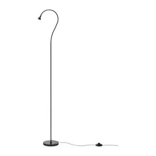 IKEA JANSJO Floor/reading lamp BLACK standard modern designer LED 
