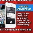 New Net10 SIM (Micro Sim) Activation Kit for iPhone 4 / iPhone 4S 