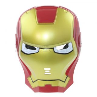 Iron Man LED Light Eye Face Mask Fancy Dress Masquerade Costume 