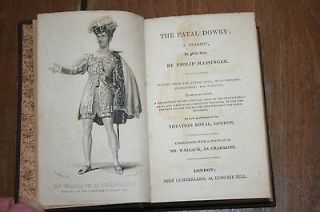 Theatre I Early 1800s book of Stage Direction, Sets, Costumes, Plays