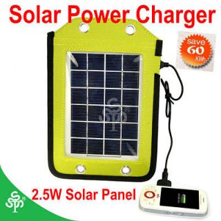 USB Portable Solar Panel Power Charger For iPhone 4s 3Gs iPod  MP4 