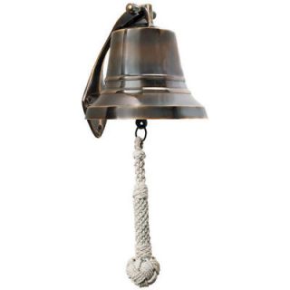 nautical solid brass ship s bell bronze finish 5 inch