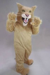 sabre tooth tiger cat mascot head costume halloween