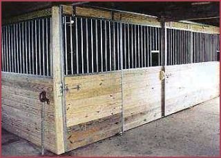horse barn stall fronts galvanized doors 12 ft stall made