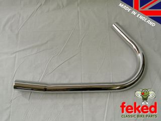 NORTON 16H 500cc PLUNGER FRAME   EXHAUST PIPE   1949 ONWARDS   MADE IN 