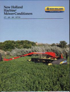 New Holland 472/488/499/H7​150 Haybine Mower Conditio​ner Brochure 