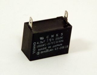 shizuki cmks x345 4 0mf 250v capacitor ch40ul new one