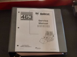 bobcat 463 loader service manual 6901812 3 06 time left
