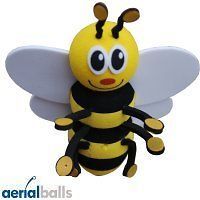 happy honey bumble bee car aerial ball antenna topper time