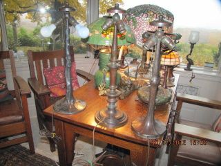 handel lamp base antique  475 00 or