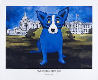 george rodrigue blue dog in Art from Dealers & Resellers