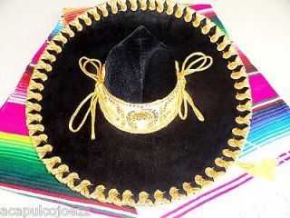 Extra Fancy Adult MEXICAN SOMBRERO Charro Mariachi Costume HAT