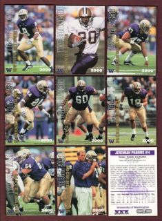 2000 KOMO Radio WASHINGTON HUSKIES (11 1) UW college football set all 