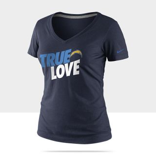 Nike True Love NFL Chargers Womens T Shirt 485787_419_A