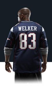    Wes Welker Mens Football Home Game Jersey 468960_421_B_BODY