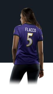    Joe Flacco Womens Football Home Limited Jersey 469859_570_B_BODY