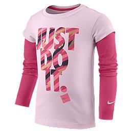 Nike Just Do It 2 in 1 Mädchenshirt (3   8 J) 437326_616_A