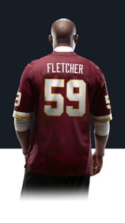    London Fletcher Mens Football Home Game Jersey 468975_684_B_BODY