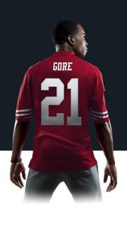    Frank Gore Mens Football Home Limited Jersey 468937_689_B_BODY