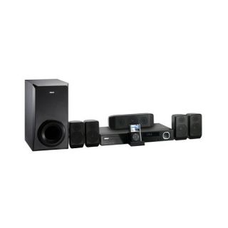 New RCA Home Theater System 5 1 Dolby 1080p Upconvert DVD iPod Dock 