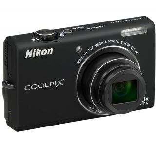 Nikon Coolpix S6200 Black 16 Megapixel Digital Camera