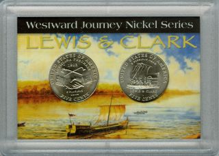 2004 Westward Series Nickel Set 2 Coinc Uncirculated in Whitman Frosty 