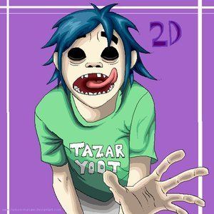 Gorillaz 2D Tazar Yoot Shirt Cosplay Murdoc Demon Days Halloween 