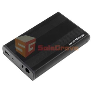 Black External 3 5 IDE Hard Drive Enclosure HDD Case USB 2 0