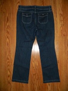 Jones New York Sport Petite Womens Dark Wash Jeans Size 12P