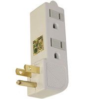   Electric Wall Triple Way Tap Child Proof Power Adapter 3 Prong