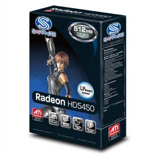 New Sapphire ATI Radeon HD5450 HD 5450 512MB Video Card
